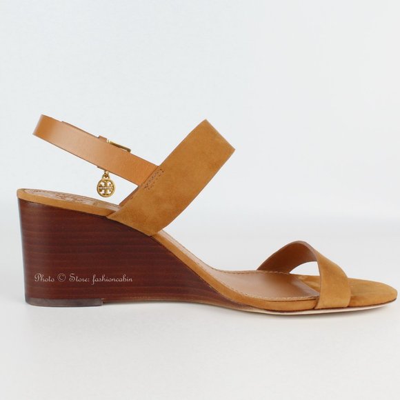 NEW Tory Burch Mini Benton Wedged Sandals - Picture 6 of 13